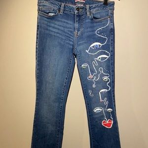 CUSTOM Abstract Jeans